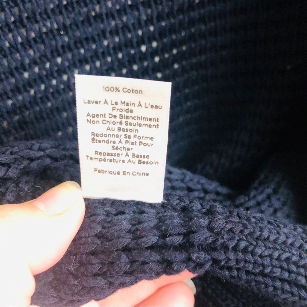 Talbots Knitted Open Front Long Sweater Sleeveless - Picture 6 of 6